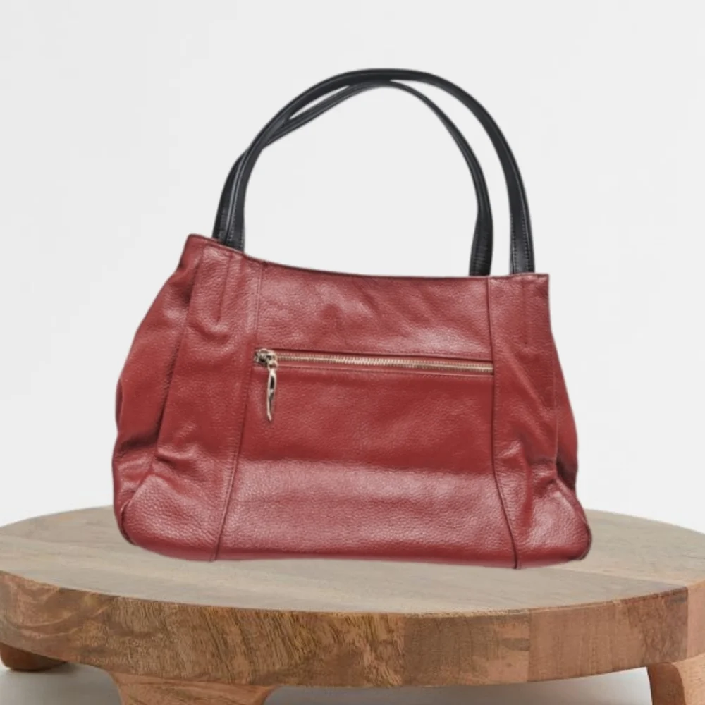 Cluci Gold Signature High Quality Vegan Leather Shoulder Bag